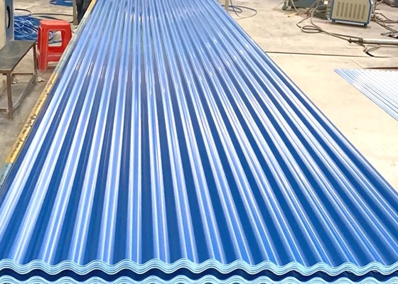 Color Stable PVC UPVC Plastic Roofing Sheet 0.8mm For Industry Hospital