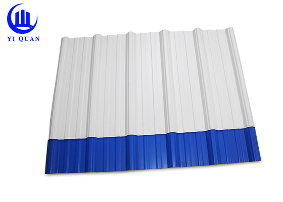 Color Stable PVC UPVC Plastic Roofing Sheet 0.8mm For Industry Hospital