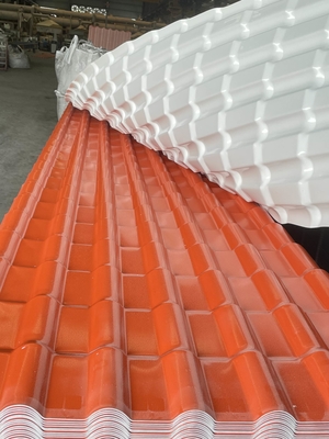 Corrosion Resistance Synthetic Resin Roof Tile Color Lasting 219mm Pitch