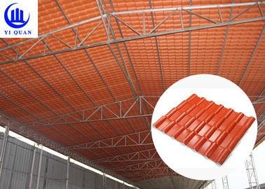 Easy Installation Synthetic Terracotta PVC Roofing Sheet Synthetic Resin PVC Plastic Roof Tile