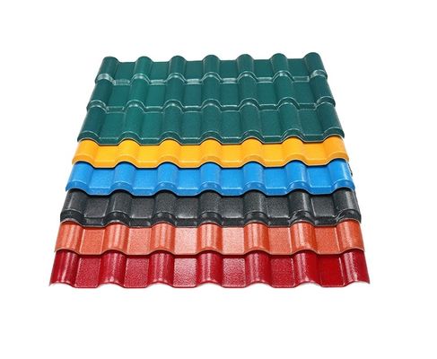 ASA PVC Roof Tile 1050mm Width 2.5mm Thickness Fireproof