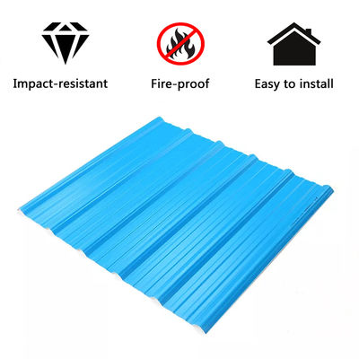 PVC Roof Tiles 1130mm Width 1.5mm-3.0mm Thickness