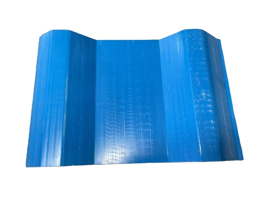 PVC Roof Tiles 1.5mm Thickness Wave Design for Villa Factory Roofing