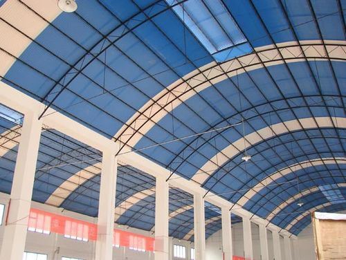 UPVC Spanish Roof Sheet 1.5mm-2.8mm Thickness Trapezoidal Design