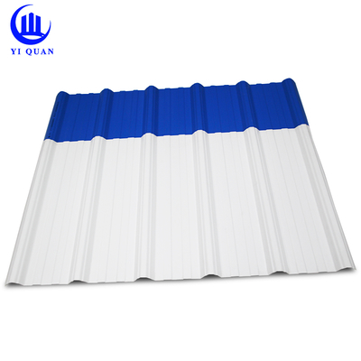1130mm PVC Roof Tile 0.8-3.0mm Thickness Fireproof Waterproof