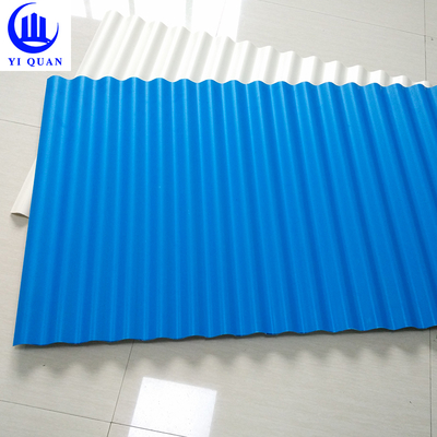 1130mm PVC Roof Tile 0.8-3.0mm Thickness Fireproof Waterproof