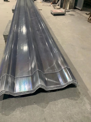 Multi Color FRP Transparent Roof Sheet Fiberglass Translucent Roof Tile