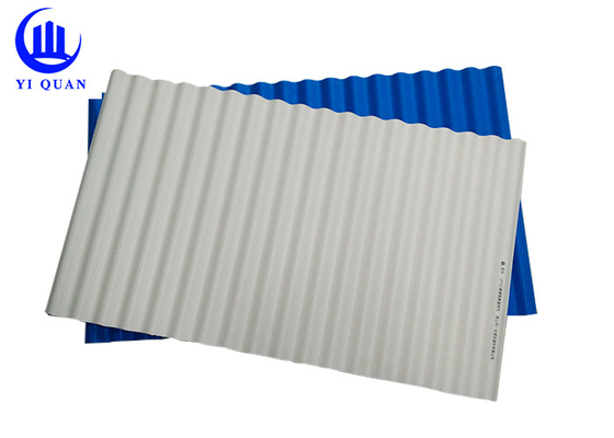 1050mm PVC APVC بلاط السقف المركب لمصنع المستودعات