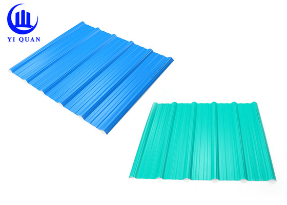 بلاط السقف المطلي UPVC PVC المقاوم للحريق لمرائب ساحة الشحن