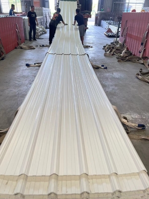 المموج البلاستيك PVC سقف البلاط مقاومة الحريق 2.0mm سمك