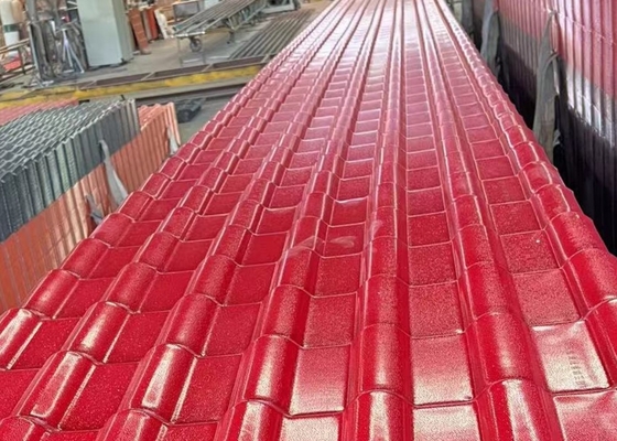 صديقة للبيئة Asa Resin Tile 219mm حمولة ممتازة تحمل قدرة سقف القرميد