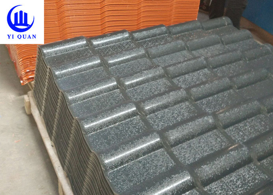 بلاط السقف من الراتينج الاصطناعي Slope ASA PVC للفيلا مقاوم للحريق ومقاوم للصدمات