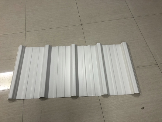 المموج بلاط السقف البلاستيكية upvc شبه منحرف 1070mm بلاط التسقيف عالية الموجة